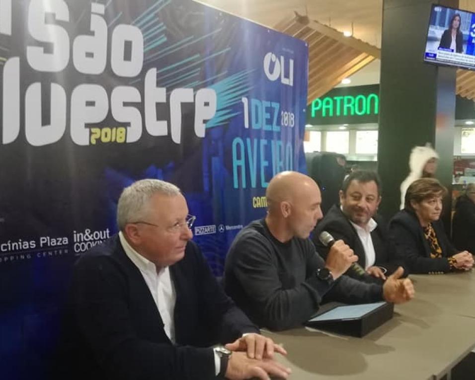 São Silvestre na abertura do programa Boas Festas em Aveiro. São Silvestre na abertura do programa Boas Festas em Aveiro.