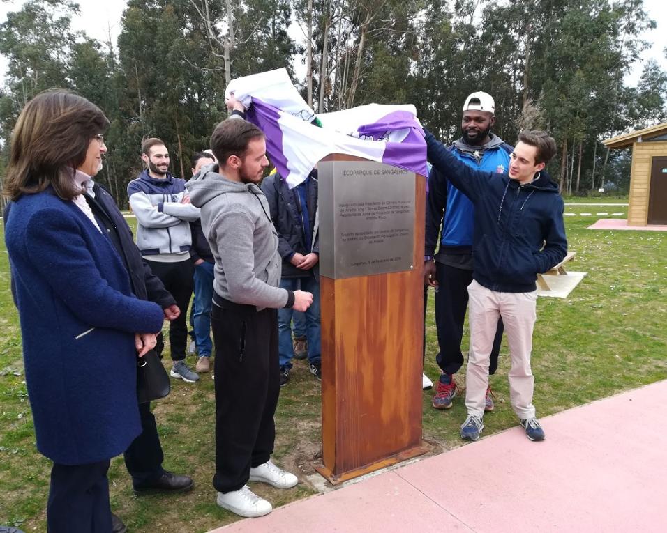 Sangalhos: OP inaugura ecoparque. Sangalhos: OP inaugura ecoparque.