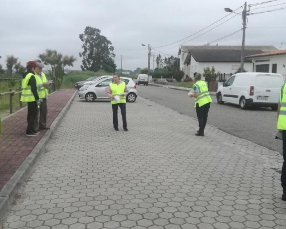 Gafanha de Aquém: GNR e cidadãos voltam à estrada em defesa da segurança rodoviária. Gafanha de Aquém: GNR e cidadãos voltam à estrada em defesa da segurança rodoviária.