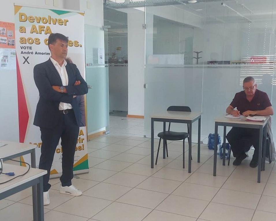 Temos pouca representatividade dos 19 concelhos do distrito na AFA . André Amorim. Temos pouca representatividade dos 19 concelhos do distrito na AFA . André Amorim.