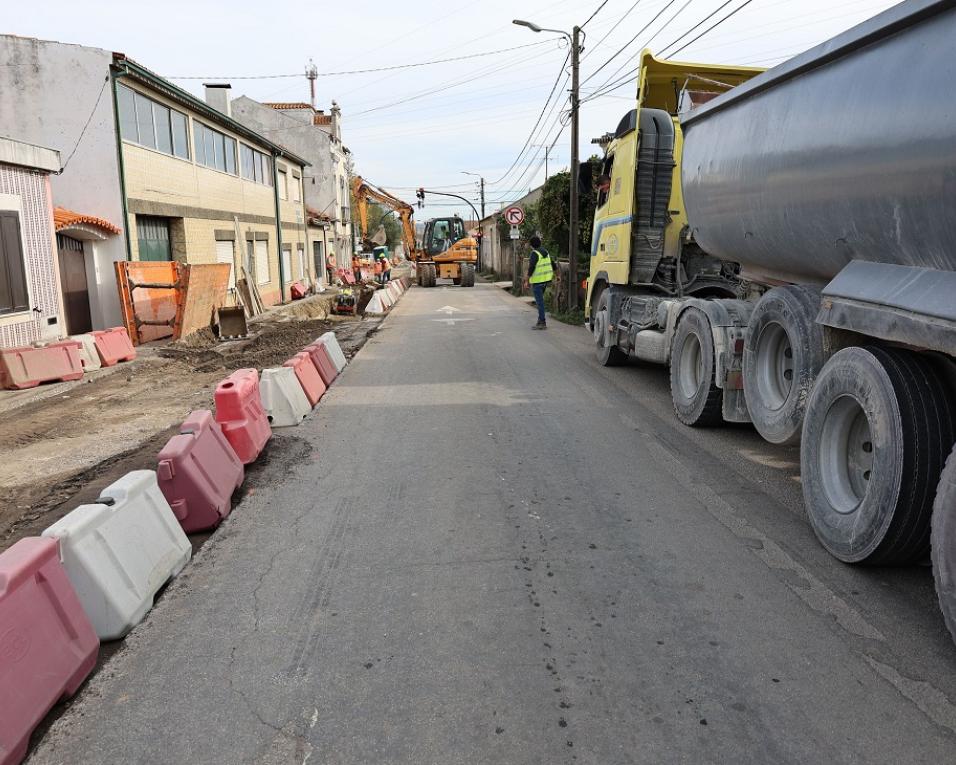 Cacia: Obras na antiga 109 obrigam a condicionamentos à circulação. Cacia: Obras na antiga 109 obrigam a condicionamentos à circulação.