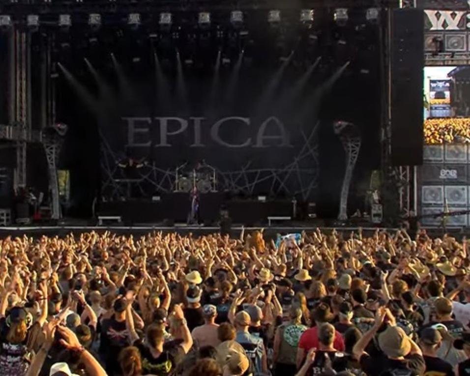 Epica no Vagos Metal Fest. Epica no Vagos Metal Fest.