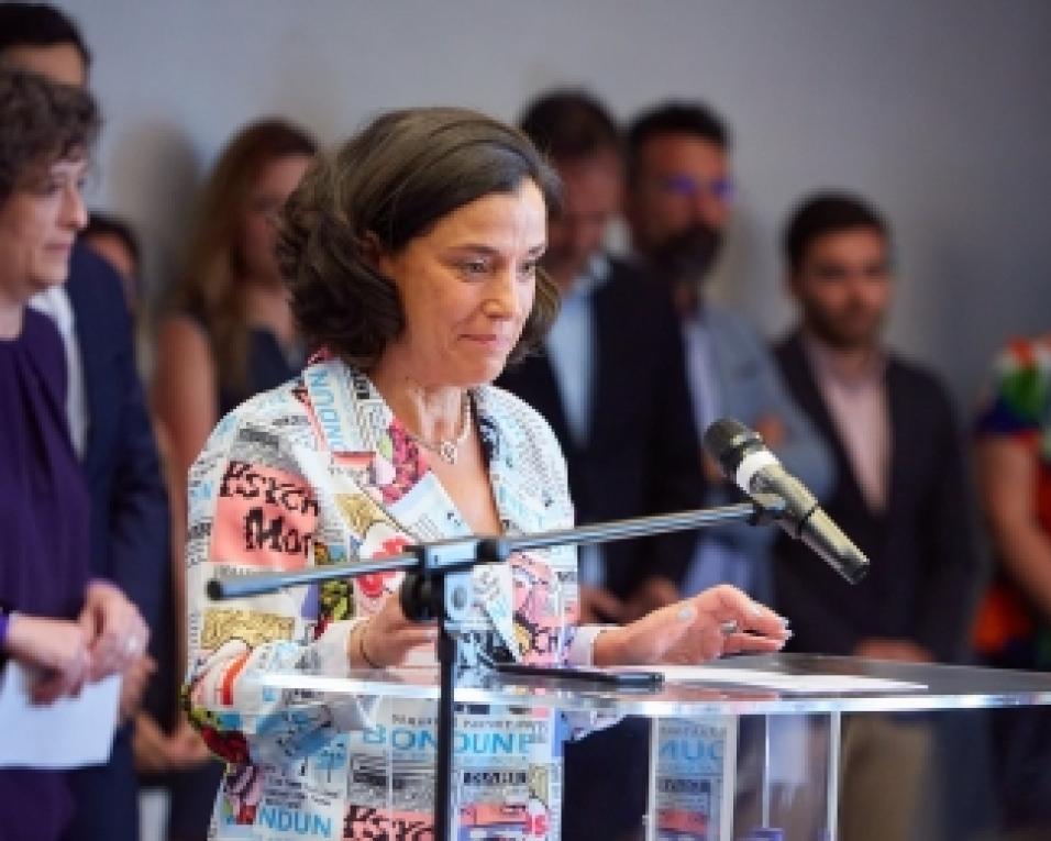Ílhavo: Não vim para fazer a ponte. Viemos para construir - Fátima Teles.  Ílhavo: Não vim para fazer a ponte. Viemos para construir - Fátima Teles.