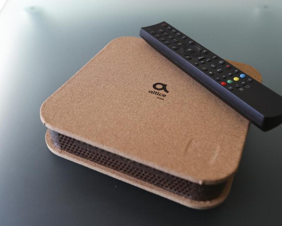 Altice aplica cortiça no mundo da tecnologia. Altice aplica cortiça no mundo da tecnologia.