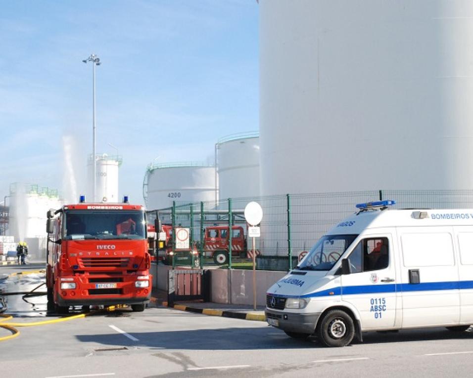 Gafanha da Nazaré: Prio promove simulacro. Gafanha da Nazaré: Prio promove simulacro.