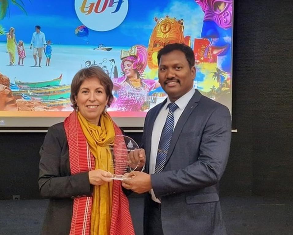 Docente da UA distinguida pela promoção da cultura e património no Estado de Goa. Docente da UA distinguida pela promoção da cultura e património no Estado de Goa.