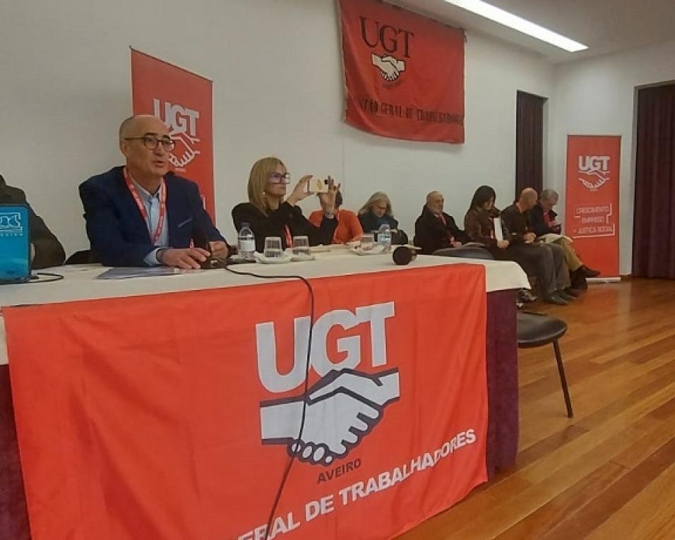 Aveiro: Cada vez mais os trabalhadores são o grande capital social do país - Eduardo Conde (UGT-Aveiro). Aveiro: Cada vez mais os trabalhadores são o grande capital social do país - Eduardo Conde (UGT-Aveiro).