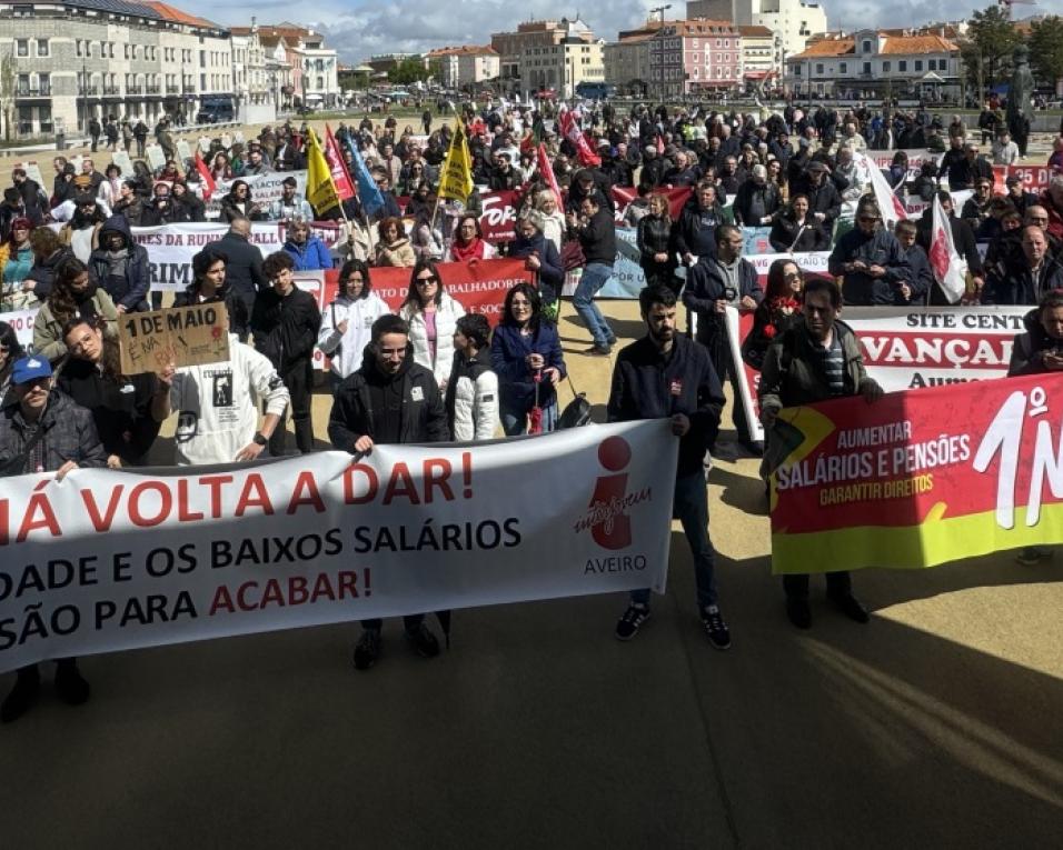 1º de Maio: Sindicatos pedem governo que "impulsione o desenvolvimento de Portugal". 1º de Maio: Sindicatos pedem governo que "impulsione o desenvolvimento de Portugal".