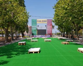 Aveiro: Rossio tem fan zone para jogos do mundial. Aveiro: Rossio tem fan zone para jogos do mundial.
